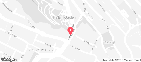 כחול לבן אירועים - מפה