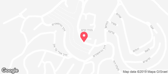 הסנה חומוס בר כנעני - מפה