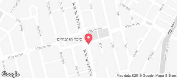 חומוס משאוושה - מפה