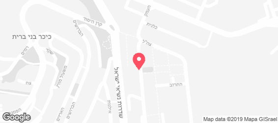 בר קפה האגדה כרמיאל - מפה