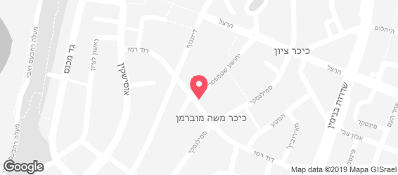 פלאפל מוסא - מפה