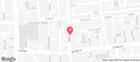 עידן הפלאפל - מפה