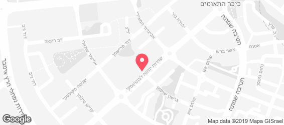בורגראנץ' באר שבע נווה זאב - מפה