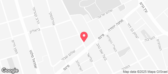 פיצה טוניס - מפה