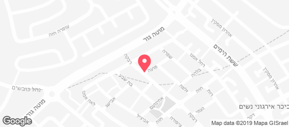 קייטרינג שף - מפה