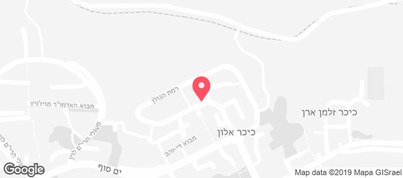 פיצה כל הזמן - מפה