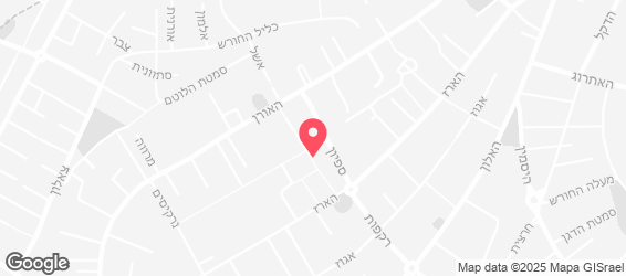 פיצה רול רמת ישי - מפה