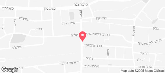 סליידר בורגר בר - מפה