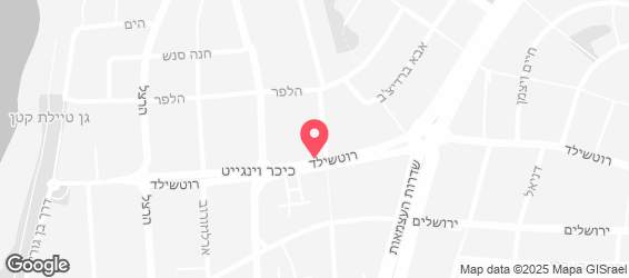 חיים שווארמה פלאפל - מפה
