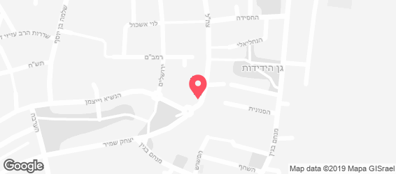 פיצה גלילית כפרית - מפה