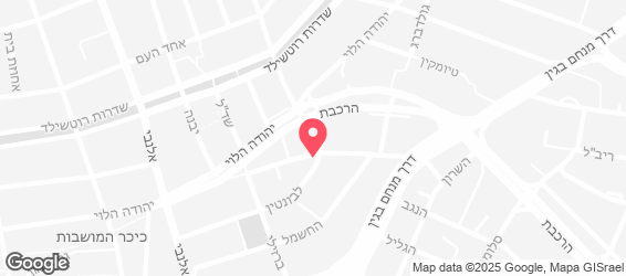 גולדה הגלידה העברית הראשונה - מפה