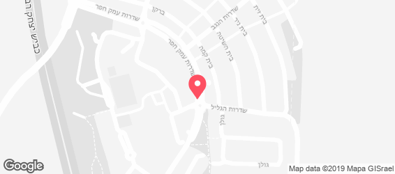 טופ פיצה - מפה
