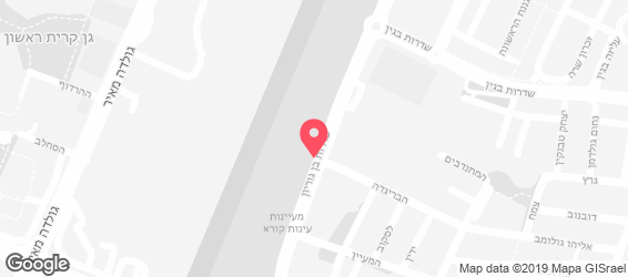 יוסף גריל ישראלי - מפה