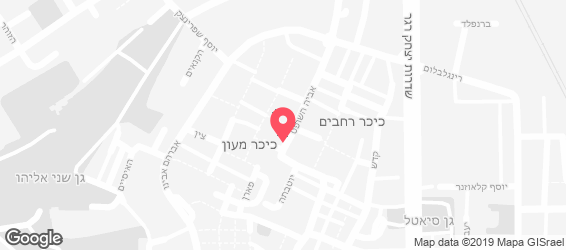 פיצה מחמצת בטאבון - מפה