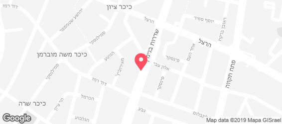 קראנצ' פיצה - מפה