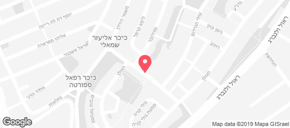 חומוסיית ג'ורג - מפה