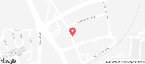 קפה לנדוור רחובות - מפה
