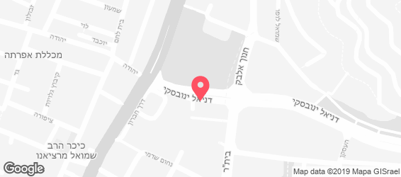 קייטרינג הים התיכון - מפה