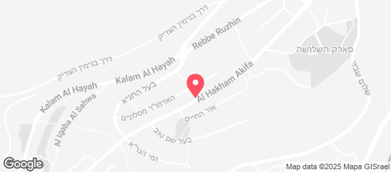 פיצה Pizza A - מפה