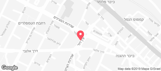 גלידת מור - מפה