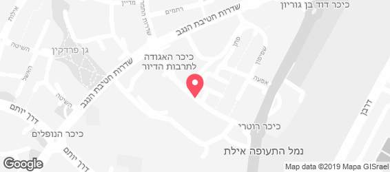 בורגרים - מפה