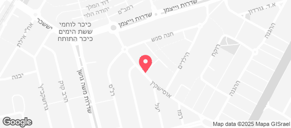 אוסישקין קפה שכונתי - מפה