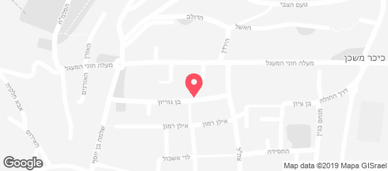 פיצה העמק - מפה