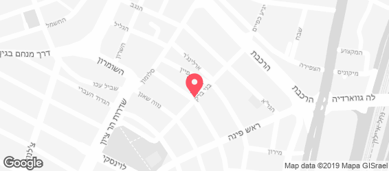 ישרום פיצה- אלם דסטה - מפה