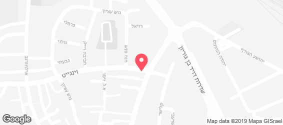 פיצה וינגייט השלום - מפה