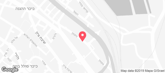 חומוס BAR חיפה - מפה