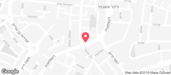 פיצה רמת חן - מפה