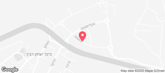 השניצל העברי הראשון רמת ישי - מפה