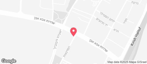 חומוס הרצל - מפה