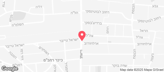 פיצה פיקס - מפה