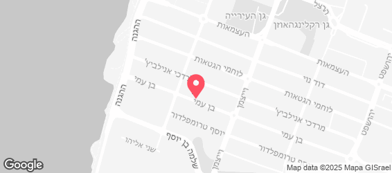 פנקייק בעיר - מפה