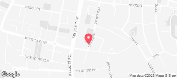 קרייזי פיצה החדש נתניה - מפה