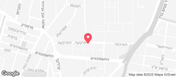 אובן  קובן הארבעה ת"א - מפה