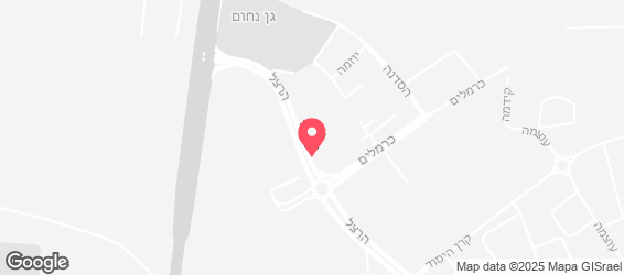 השניצליה טירת הכרמל - מפה