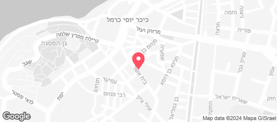 פיצה עגבניה יפו - מפה