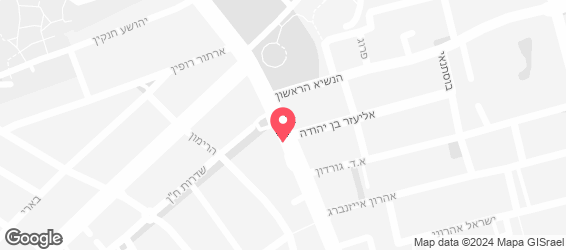 בעל הבית רחובות - מפה