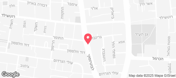 קינג דיוויד בורגר - מפה