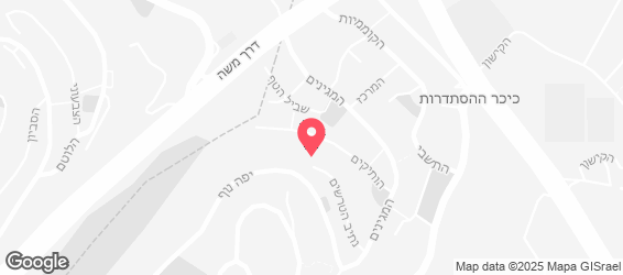 מעיין הפיצה נשר - מפה