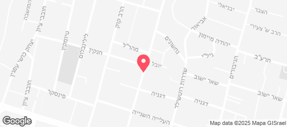 רדלה פיצה חדרה - מפה