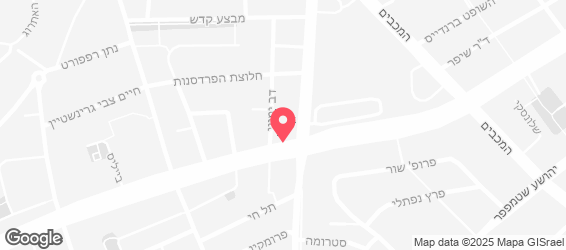 שווארמת אורלוב לב השווארמה - מפה