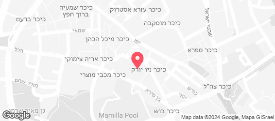 בורגר מרקט מרכז העיר - מפה