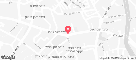 מרכז הפלאפל התימני - מפה